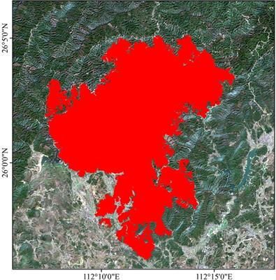 Fire behavior simulation of Xintian forest fire in 2022 using WRF-fire model